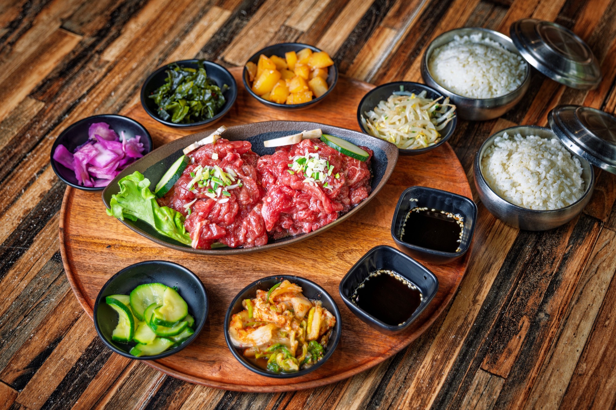 Korean BBQ et plats coréens à partager au restaurant Le Séoul à Bourg-la-Reine